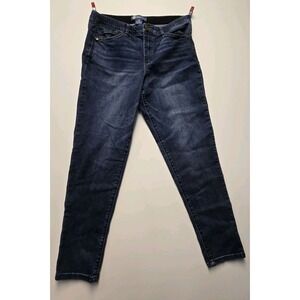 Democracy Jeans Womens Sz 12 Skinny Blue Stretch Medium Wash